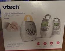 VTech Digital Audio Baby Monitor DM221-2 Dect 6.0, 2-Parent Units, Night Light