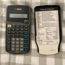 Texas Instruments TI-30XA Scientific Calculator w Cover Works