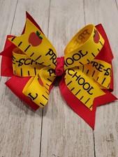 Back to School Bow Pre-School Bow Pre School Bow
