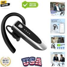 Bluetooth Earpiece, Wireless Handsfree with Noise Cancelling Mic, 20Hrs Call ...