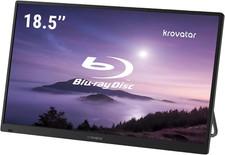 18.5'' Fhd Ips 1080P Portable Blu-Ray Player with Monitor, Support Blu-Ray/Dv...