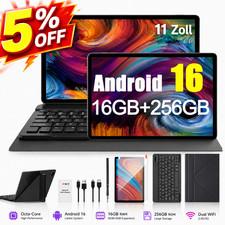 2026 Neu Tablet Android 16 24GB RAM256GB 8000mAh 11 Zoll 4G LTE 2SIM Octa Core