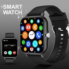 Montre Connecte cran Tactile 1,83 Pouces Appels Podomtre Homme