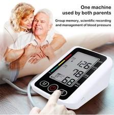 Accurate Digital BP Monitor - Upper Arm, Heart Rate Tracking, Automatic On/Off