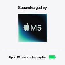 Apple MacBook Air 13" M5 with 10C Cpu, 10C Gpu 16GB 1TB Ssd - Silver MDH84LL/A