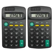 2-20 Mini Pocket Calculator Small 8 Digit Display Office Home School Stationery