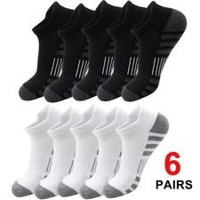 2-12 Pairs Trainer Socks Mens Cotton Ankle Liner Invisible Low Cut Sport 6-11