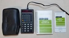 Vintage HP-55 Programmable Scientific Calculator Working Box Manuals AC Adapter