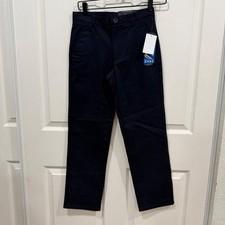 Nautica Boys School Uniform Navy Blue Performance Chino Pants Size 12 Regular