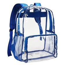 Vorspack Clear Backpack for Girls and Boys, Large Clear Bookbag, Blue | Heavy...