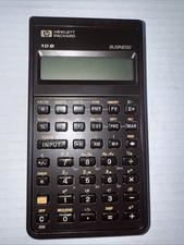 Genuine HP Hewlett Packard 10B Business Calculator (HP10B) With Case