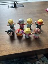 Lot of 8 Little People Figures With Two Animals