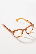 Peepers Anthropologie Brown Asher Blue Light Filtering Glasses +2.50