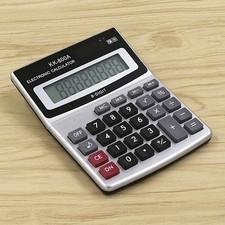 8-Digit Desktop Calculator Standard Function Dual Power Calculator Solar and AA