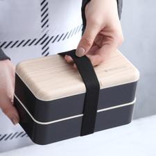 1200ML Lunch Box Double-layer Separated Bento Microwave for Worker Kids Students