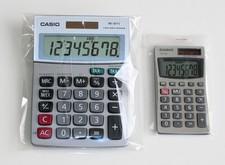 Casio MS-80TV Calculator Tax and Exchange Extra Big Display Solar - Plus Bonus!
