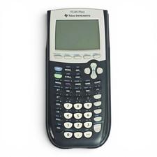 Texas Instruments TI-84 Plus Graphing Calculator & Case Black Tested Mint Screen