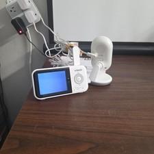 VTech Camera 2.8” Digital Video Baby Monitor with Night Light, White, VM3254 D