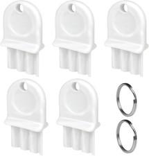 High-Quality 5-Pack Dispenser Keys with Metal Rings for Efficient Access