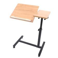 Laptop Desk Angle, Height Adjustable Rolling Cart Over Bed Hospital Table Stand