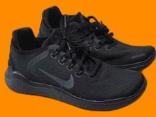 Nike Free RN Women 7.5 Triple Black 942836-002 Running Shoes Sneakers