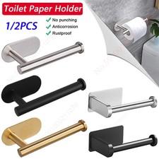 1~2PCS Toilet Paper Rack Bathroom Paper Towel Holder Adhesive Absorbent Paper