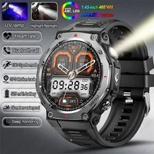 UK 2026 New Medical Grade Smart Watch Blood Pressure Oxygen Heart Rate Bluetooth
