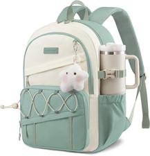 Lovevook School Backpack for Teen Girls,Lightweight 15.6"Student Laptop Bag | Cu