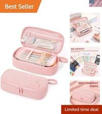 Cute Pencil Case, Large Capacity Pencil Pouch Aesthetic Zipper Pencil Bag, Bi...