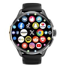 H100 Global 4G5G SIM Card Smart Watch Android GPS HD Camera Bluetooth