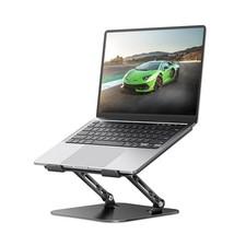 Adjustable Laptop Stand for Desk, Aluminum Portable Stand, 16", Black