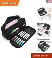 Pencil Case, Large Capacity Pencil Pouch, Extra Big Pencil Bag with 6 Compart...