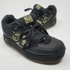Men's black/camouflage Spinners skate roller shoes / sneakers , size 6 Boys