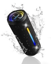OHAYO X10 Cassa Bluetooth Potente 25W con Doppio Driver Luce LED Show 24H
