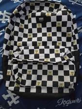 Vans x SpongeBob Checkerboard Backpack School Book Bag Good Used Condition