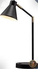 Led Desk Lamp Dual Usb Charging Ports 270° Swivel Arms Soft White 3000K