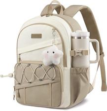 Lovevook School Backpack for Teen Girls,Lightweight 15.6"Student Laptop Bag | Cu