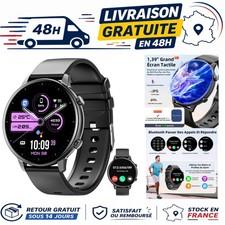 Hwagol Montre Connecte Homme Femme 1.39 cran Tactile Appel Bluetooth IP67
