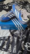 adidas JS0255 Low Top Lace-Up Trainers BlueWhiteGrey UK 7.5 New Box