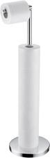 Toilet Paper Holder Stand with Reserve Stainless Steel Rustproof Pedestal Tissue