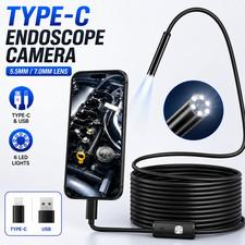USB Type C Endoscope Borescope Snake Inspection Camera 3 in 1 for Phone Android