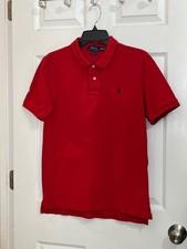 Polo Ralph Lauren Boys Youth XL 18-20 Red Short Sleeve Polo Shirt