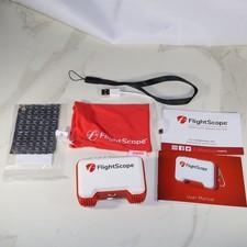 FlightScope Mevo Portable Golf Launch Monitor Swing Analyzer w/ Box & Accessorie