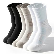 Arch Support Breathable Sport Socks - Athletic Mesh Crew for Men Women Unisex US