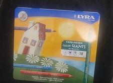 Case For Lyra Color Giants Wooden Large Colouring Pencils Assorted Colors"Read"