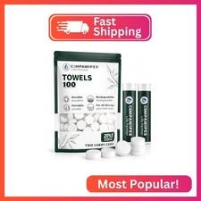100 Pcs Compressed Towel Tablets - Travel Disposable Towels, Compressed Hiking T