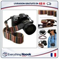 Sangle Appareil Photo Rglable 142 cm Bandoulire Reflex Jumelles