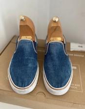 Gmo Baskets Slip On Homme 42 Denim Bleu Jean Sans Lacets Chaussures Toile