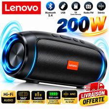 Enceinte Bluetooth Lenovo 5.4 Portable 200W Stro USB FM TF Sans Fil Hi-Fi