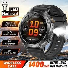 UK 2026 New Medical Grade Smart Watch Blood Pressure Oxygen Heart Rate Bluetooth